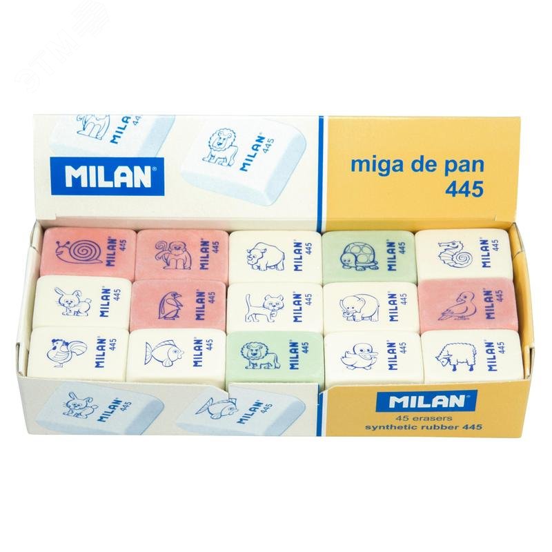 Изображение товара Ластик Milan из синтетического каучука прямоугольный 31x23x9 мм (шт) Изображение товара Ластик Milan из синтетического каучука прямоугольный 31x23x9 мм (шт)