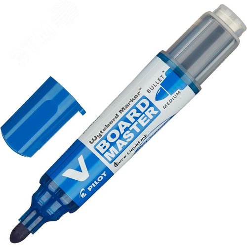 Изображение товара Набор маркеров для белых досок Pilot WBA-VBM-M-S5 5 цветов (толщина линии 1-3 мм) круглый наконечник (набор)