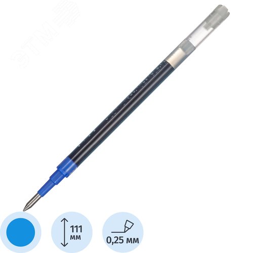 Изображение товара Стержень для роллера Pilot BLS-VB5RT синий 111 мм толщина линии 0.25 мм (шт)