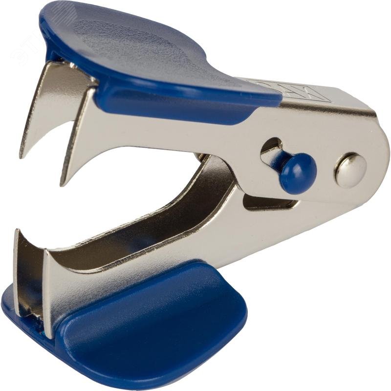 Изображение товара Антистеплер Sax с фиксатором синий для удаления скоб 24/6 26/6 компактный