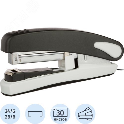 Изображение товара Степлер Sax 539 до 30 листов черный (шт)