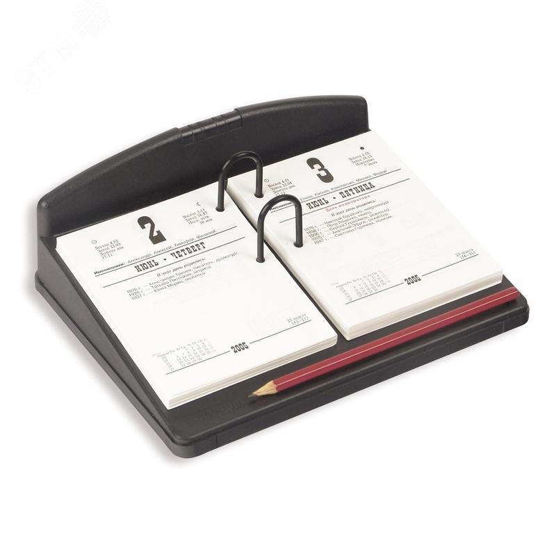 Изображение товара Подставка для перекидного календаря Uniplast черная (230x180x85 мм) (шт)