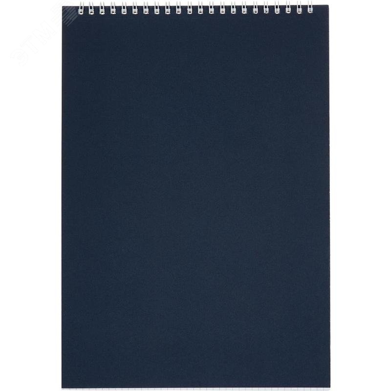 Изображение товара Блокнот Альт Офис А4 60 листов синий в клетку на спирали (200х290 мм) (шт)