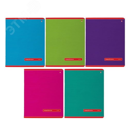 Изображение товара Тетрадь общая Bruno Visconti Классика А5 48 листов в клетку на скрепке (, Soft Touch, 10 штук в упаковке) (упак)