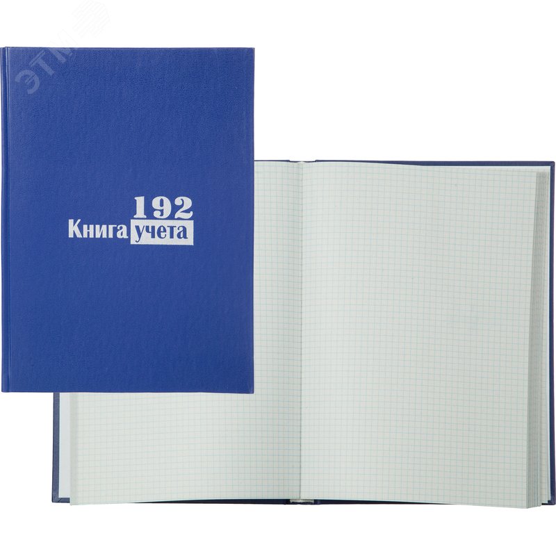 Изображение товара Книга учета 192 листа А4 в клетку с обложкой из бумвинила