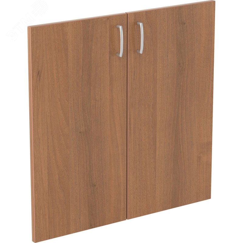 Изображение товара Двери низкие Easy One 143-24.94 ЛДСП орех 377х760 мм (2 штуки в упаковке) (шт)