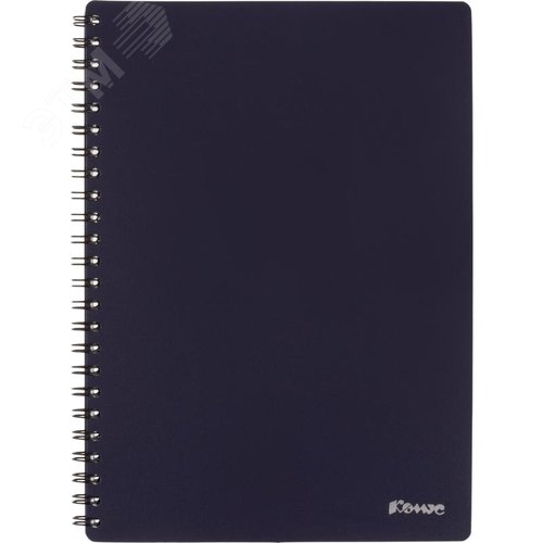 Изображение товара Бизнес-тетрадь Комус Classic А5 60 листов синяя в клетку на спирали (210х150 мм) (шт)