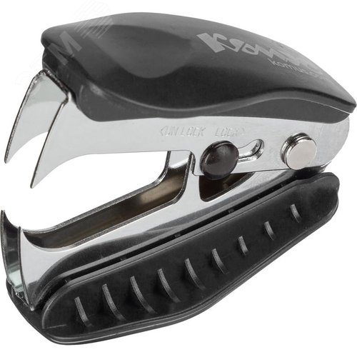 Изображение товара Антистеплер Комус PASBK2430 с фиксатором черный (шт)