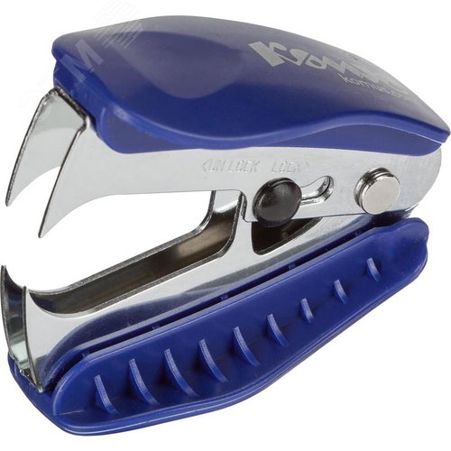 Изображение товара Антистеплер Комус PASBL2430 с фиксатором синий (шт)