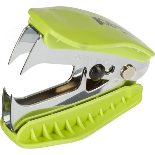 Изображение товара Антистеплер Комус PASGR2430 с фиксатором зеленый (шт)