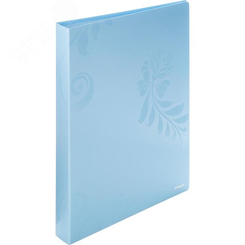 Изображение товара Папка файловая Комус Русская серия Arctic 40 файлов 32/0.9 A4 голубая (шт)