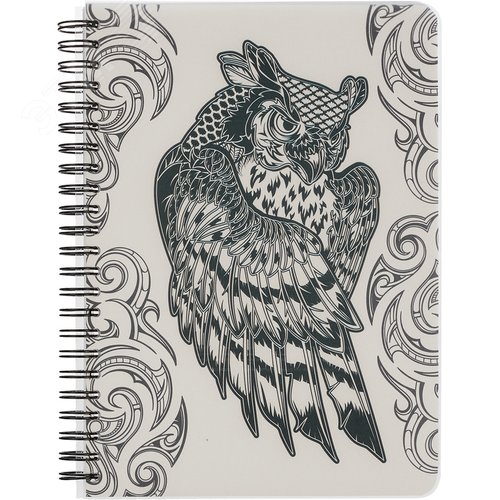 Изображение товара Тетрадь общая №1 School Сова A5 96 листов в клетку на спирали (обложка с рисунком) (шт)