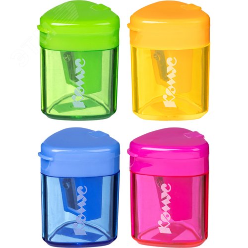 Изображение товара Точилка для карандашей Комус Класс с контейнером пластиковая/металлическая (шт)