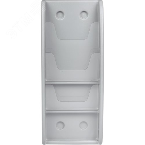 Изображение товара Лоток настенный A4 вертикальный (590x245 мм) из пластика 3 отделения Комус (шт)