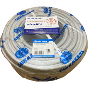 Кабель силовой NYM 3х1,5 ок(N,PE) 0,66 100м ТРТС - фото 2