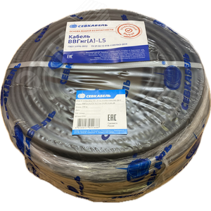 Кабель силовой ВВГнг(А)-LS 3х2,5 ок(N,PE) 0,66 100м ТРТС - фото 2