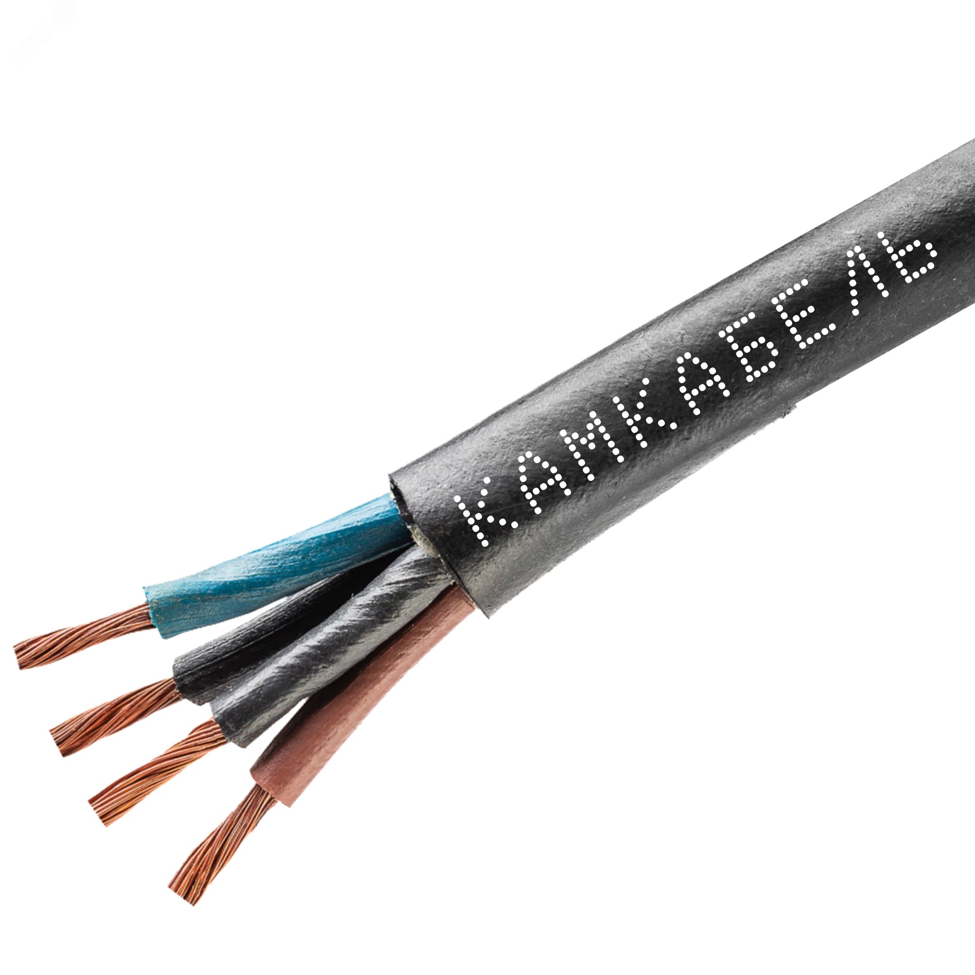 Кабель силовой гибкий КГ-ХЛ 4х1,5(N) 220/380-3 уп-100м Камкабель ...