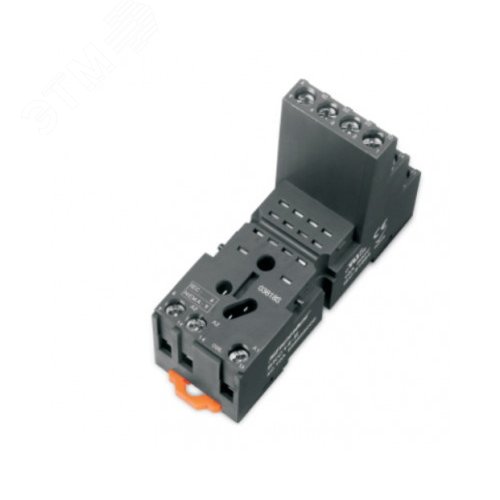 Изображение товара Цоколь, винтовой зажим, черный, на рейку DIN35-панель (шт)