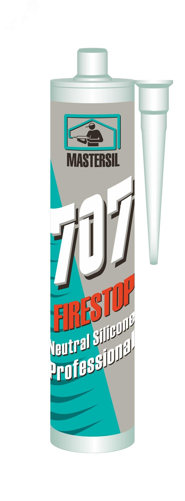 Изображение товара Герметик силиконовый нейтральный огнестойкий Mastersil 707 FIRESTOP белый 280 мл (шт) Изображение товара Герметик силиконовый нейтральный огнестойкий Mastersil 707 FIRESTOP белый 280 мл (шт)