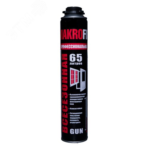 Изображение товара Пена монтажная полиуретановая профессиональная всесезонная (шт)