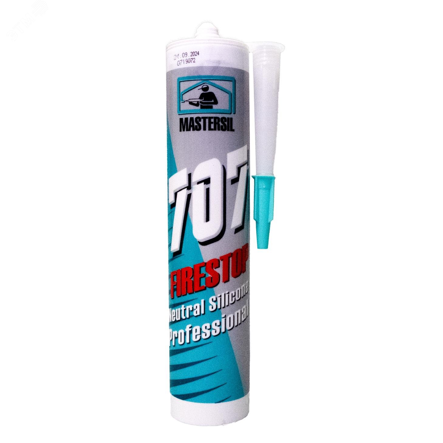 Изображение товара Герметик силиконовый огнестойкий белый FIRESTOP 707 280 мл (шт)