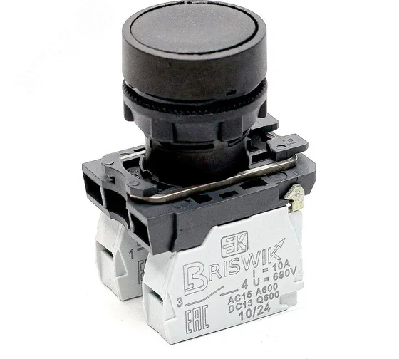 Изображение товара Выключатель КМЕ 6110м черный 1но+0нз для промышленных систем