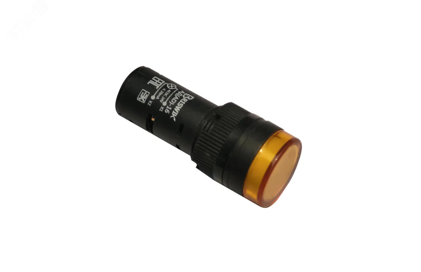 Изображение товара Светодиодный индикатор АД(AD)-16 желтый 24В AC/DC IP65
