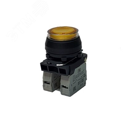 Изображение товара Выключатель КЕ 171/2м -Л 220В желтый с подсветкой IP66 для промышленности