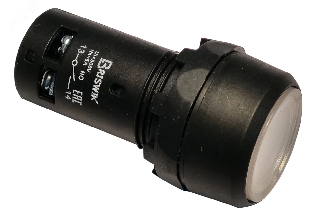 Изображение товара КМЕ 1110м -Л цилиндрический выключатель 220В IP40 белый