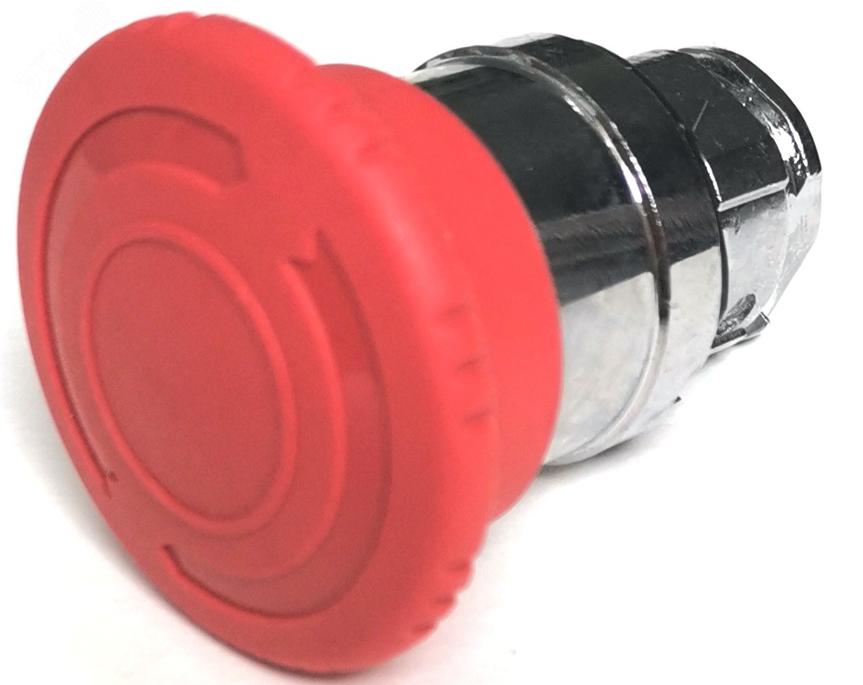 Изображение товара Грибовидная головка кнопки 22 мм возврат поворотом IP65 ZB4BS4.BR