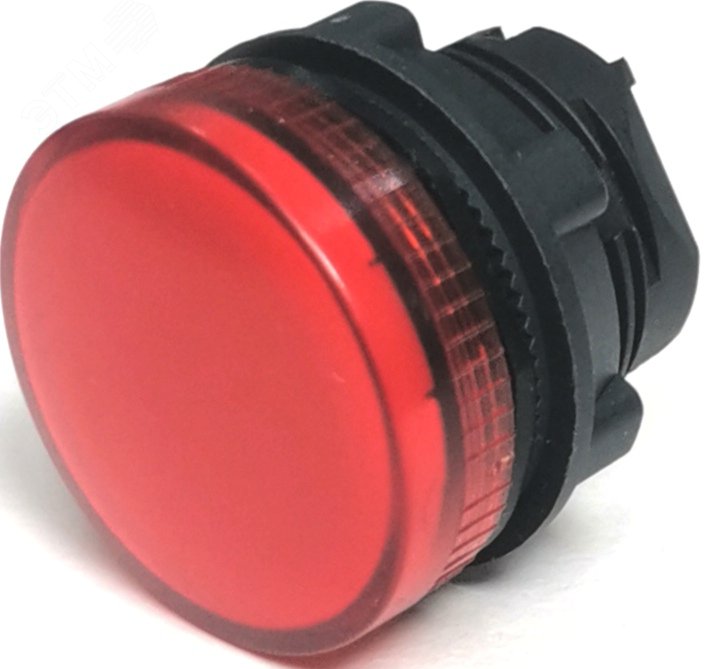 Изображение товара Головка сигнальной лампы 22мм КМЕ ОЛ красная IP65 ZB5BV04.BR