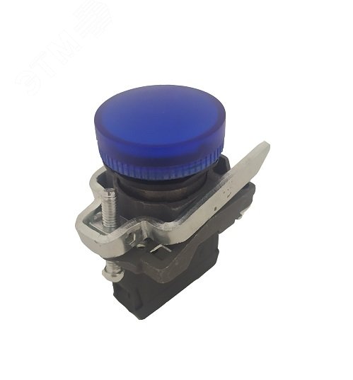 Изображение товара Сигнальная лампа КМЕ-ОЛ синяя 220В IP65 для электрощитов и автоматизации