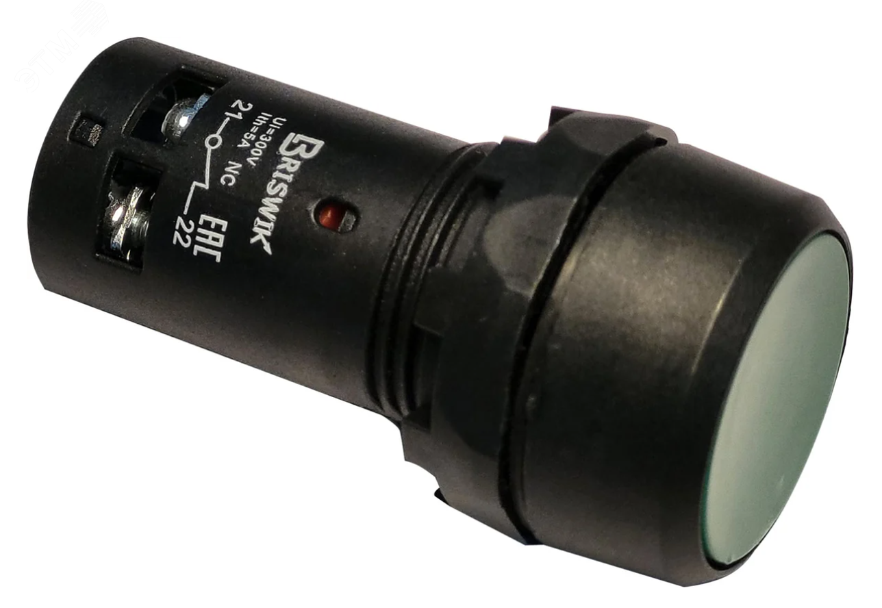 Изображение товара Выключатель Цилиндр-моноблок IP40 220В Briswik XB7NA35.BR зеленый