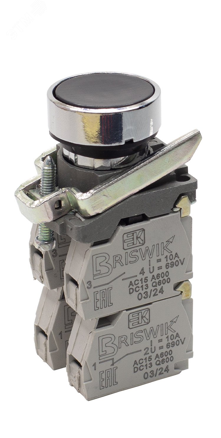 Изображение товара Выключатель КМЕ 4640м -С черный 4но+0нз IP65 для промышленных систем управления