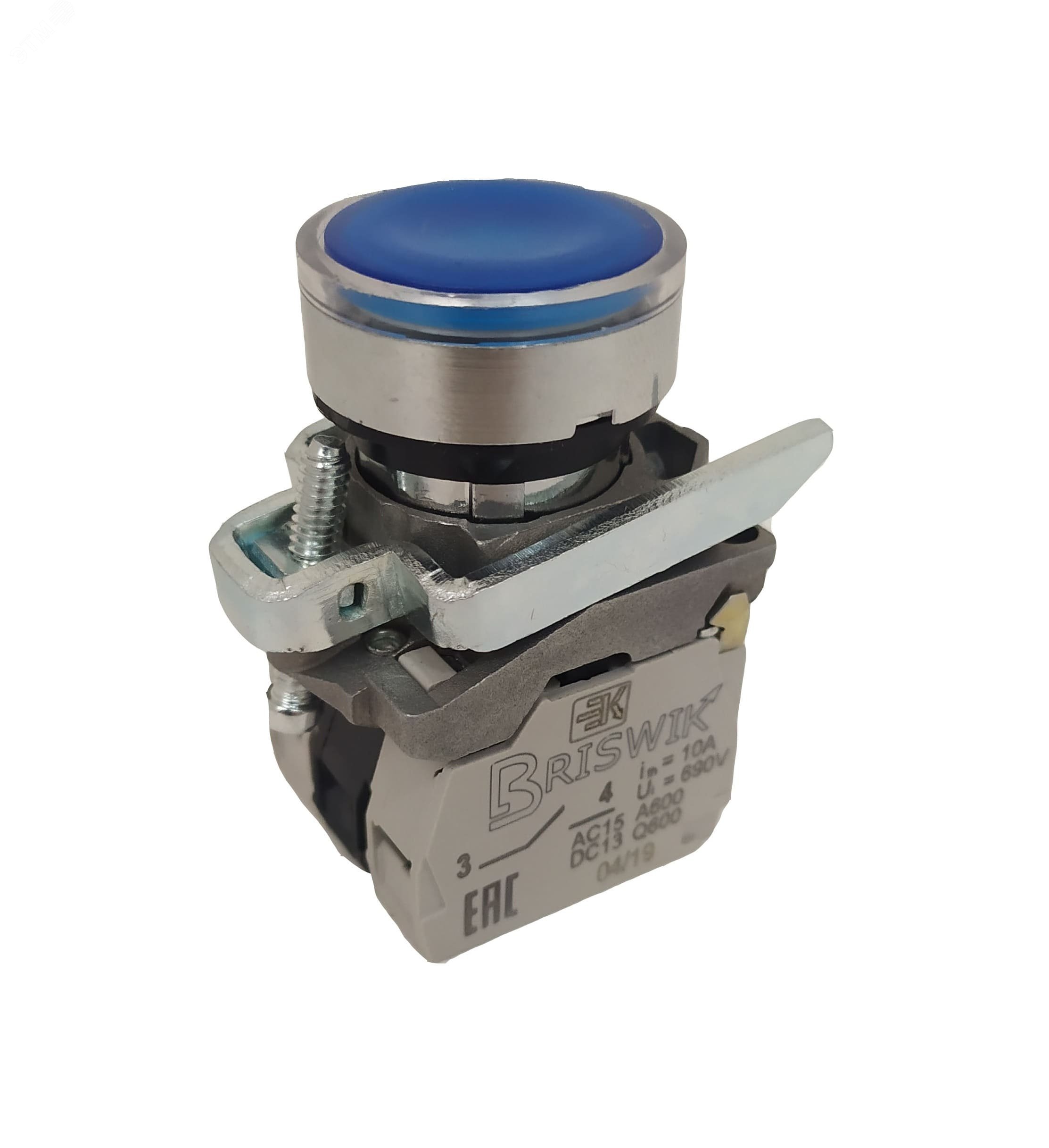 Изображение товара Выключатель КМЕ 4611м -ЛС 24В синий 1но+1нз IP65