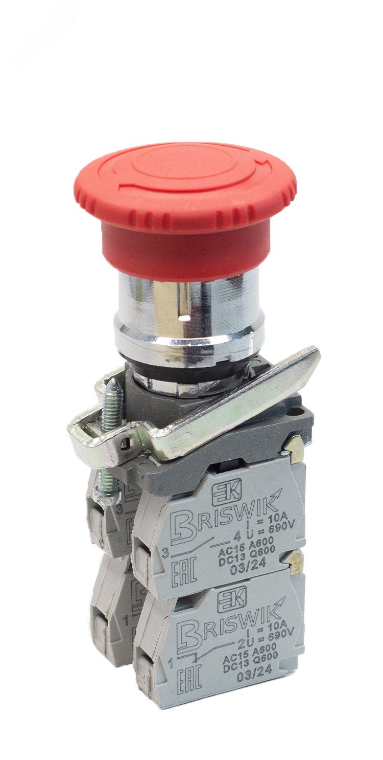 Изображение товара Выключатель КМЕ 5622м -ФС красный IP65 для автоматизации и промышленных систем