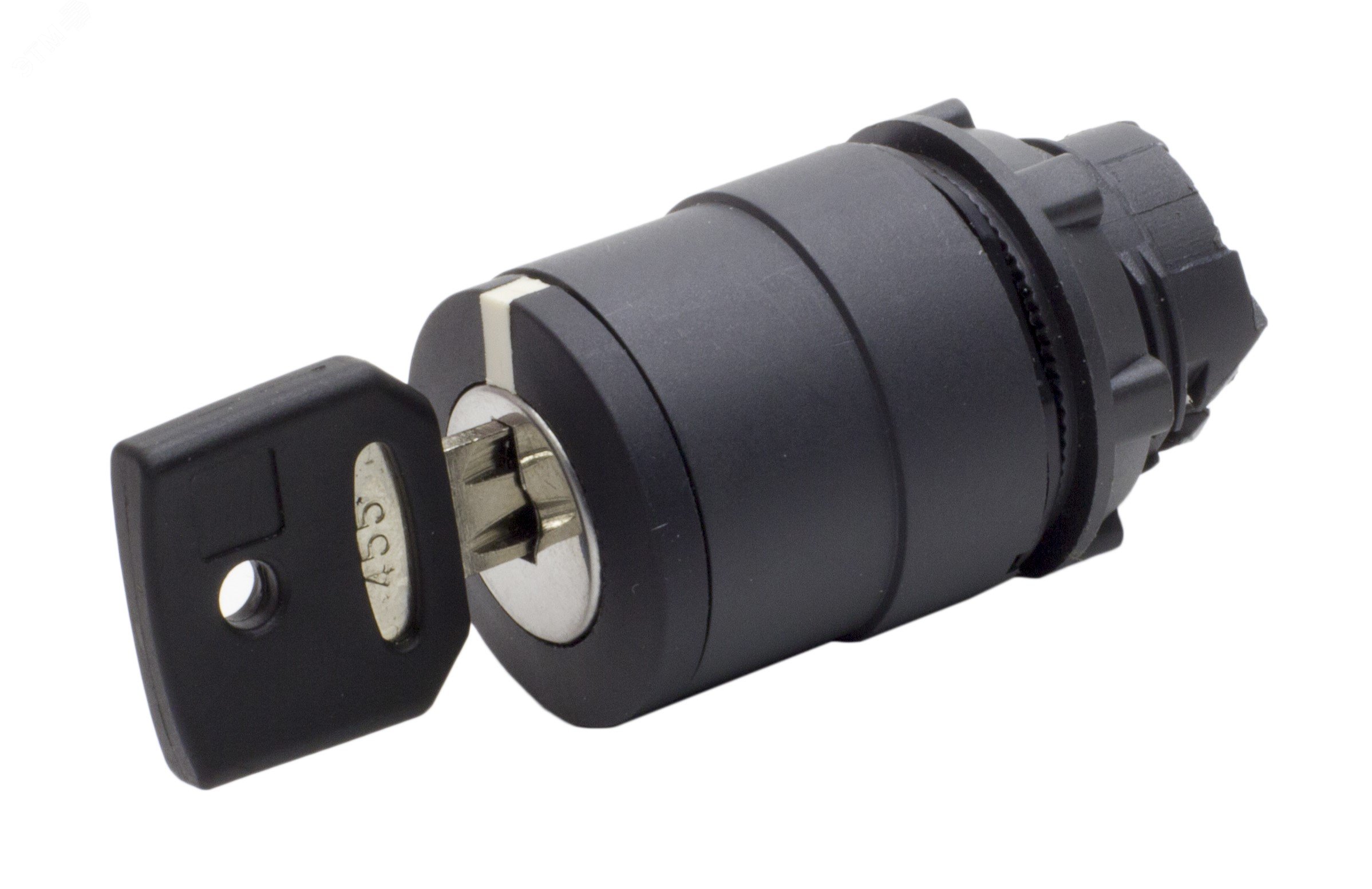 Изображение товара Головка переключателя 22мм 3 позиций ключ фиксация КПЕ IP40 LAY4-EG3.BR