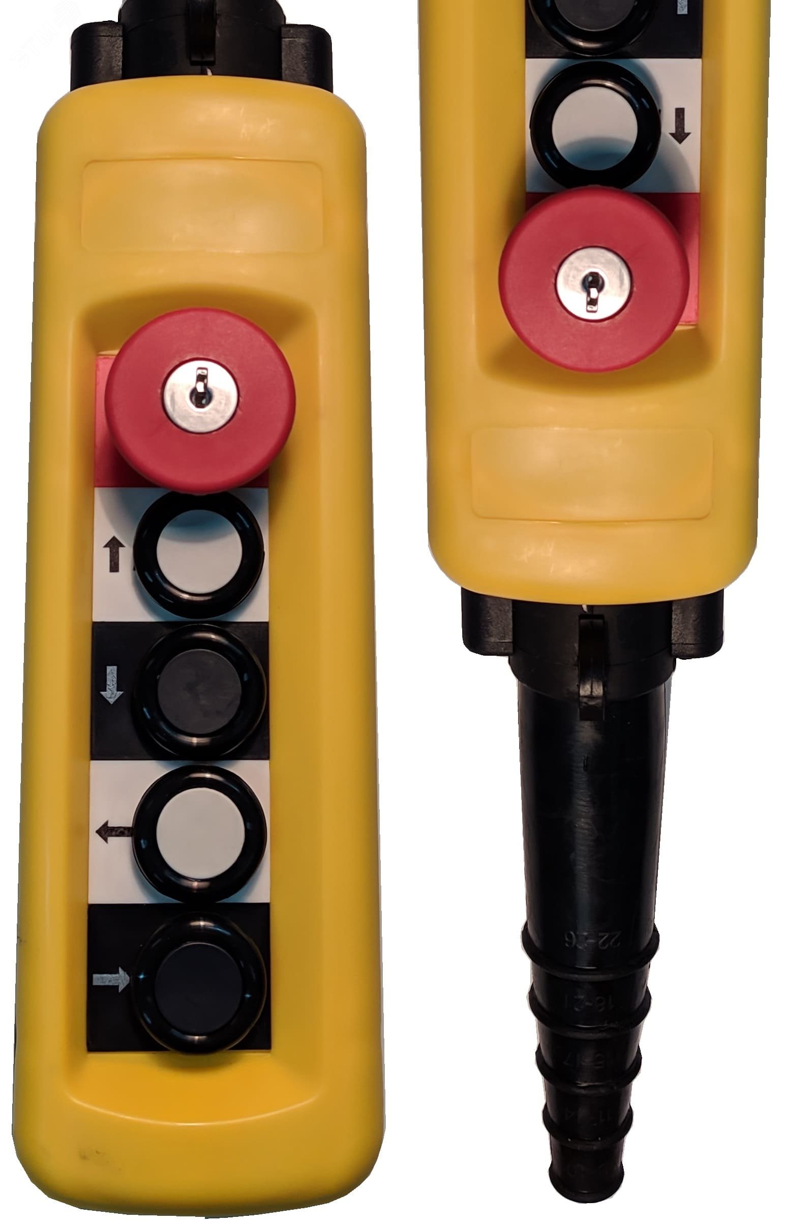 Изображение товара Пульт ПКТ-40Б2-CК с 4 кнопками и грибовидным толкателем