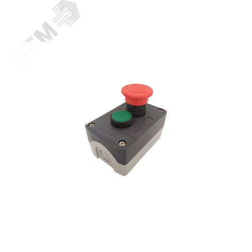 Изображение товара Пост кнопочный ПКУ21Е1-121-65 УХЛ2 КМЕ4610зел КМЕ5611Фкр один сальник (шт)