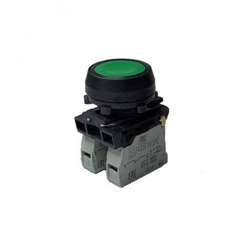 Изображение товара Выключатель КЕ 011/2м зеленый 1но+1нз Цилиндр IP40 УХЛ3 10А (шт)