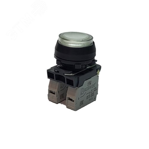 Изображение товара Выключатель КЕ 171/2м -Л 24В белый 1но+1нз цилиндр с подсветкой IP66 УХЛ2 10А (шт)