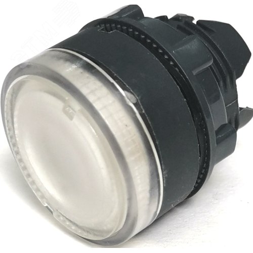 Изображение товара Головка плоская возврат подсветка 22мм КМЕ 46Л белый IP65 ZB5BW1.BR (шт)