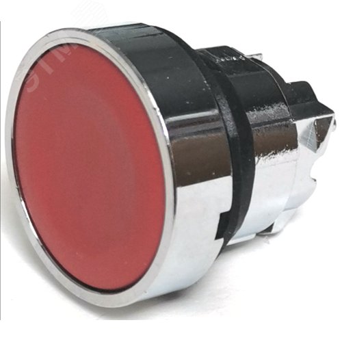 Изображение товара Головка плоская стальная возврат 22мм КМЕ 46С красный IP65 ZB4BA4.BR (шт)