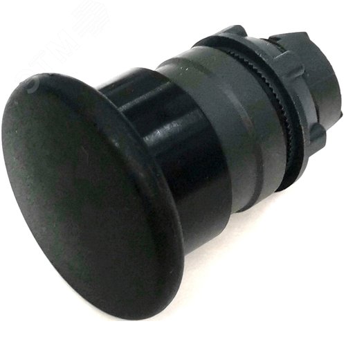 Изображение товара Гриб головка 22мм возврат КМЕ 51 черный IP40 LAY4-EC2.BR (шт)
