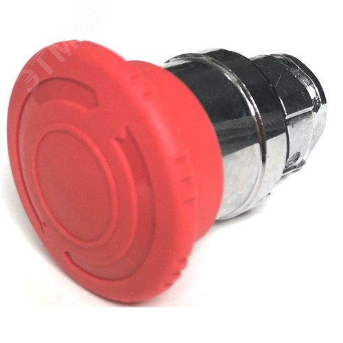Изображение товара Головка грибовидной кнопки 22мм возврат поворотом КМЕ 51ФС красный IP40 LAY4-BS54.BR (шт)