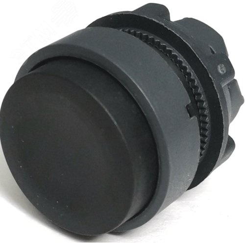 Изображение товара Головка выступающий толкатель 22мм возврат КМЕ 71 черный IP40 LAY4-EL22.BR (шт)