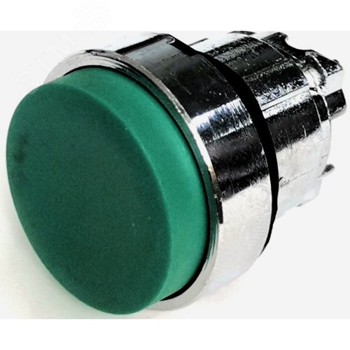 Изображение товара Головка выступающий толкатель металл 22мм возврат КМЕ 76С зеленый IP65 ZB4BL3.BR (шт)