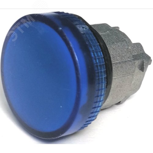 Изображение товара Головка сигнальной лампы 22мм металл КМЕ ОЛС синяя IP65 ZB4BV06.BR (шт)