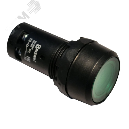 Изображение товара КМЕ 1110м -Л 24В зеленый 1но+0нз Цилиндр-моноблок IP40 с Инд (EB2F-10D ) (шт)