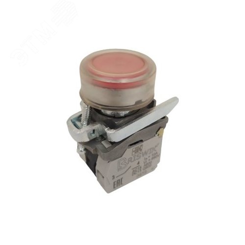 Изображение товара Выключатель КМЕ 4211м -ЛС 24В красный 1но+1нз Цилиндр IP65 с Инд (шт)